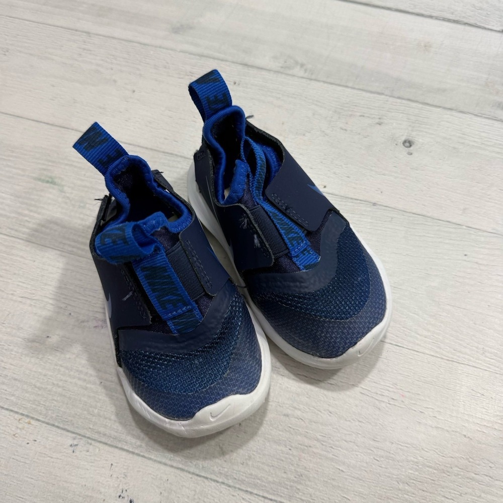 Nike baby boys blue slip on shoes baby toddler size 5